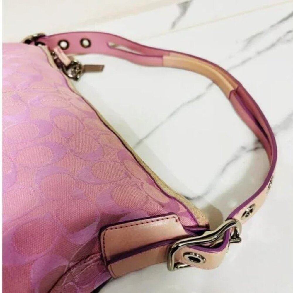 Very*RARE* COACH Y2K Soho Hobo PINK Bag - Picture 8 of 10